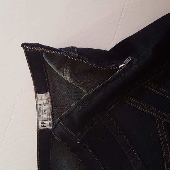 FREE PEOPLE Radar Love High Waist Denim Shorts 27 - Picture 6 of 11